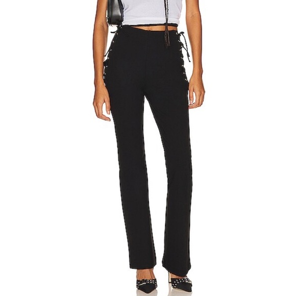 Superdown Lace Up Pants - Picture 1 of 7